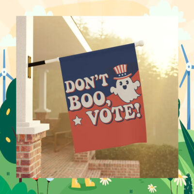 Don't Boo, Vote Kamala Harris Halloween Flag