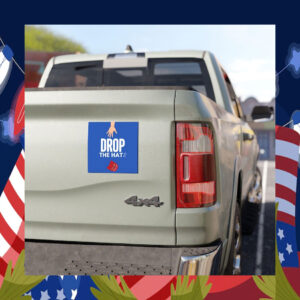 Drop the Hate Kamala Harris 2024 Car Magnet