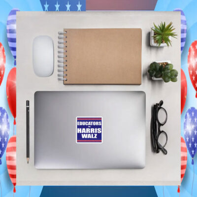 Educators for Harris Walz Sticker