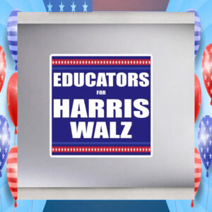 Educators for Harris Walz Sticker