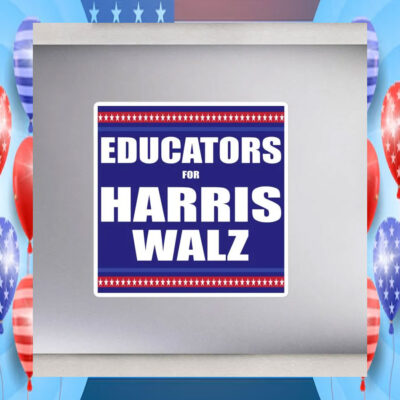 Educators for Harris Walz Sticker