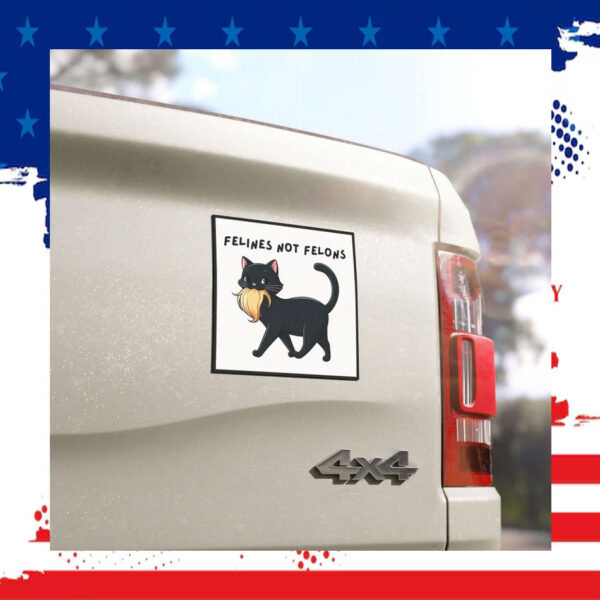 Felines Not Felons Kamala Car Magnet