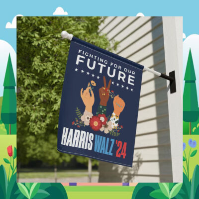 Fighting For Our Future Harris Walz'24 Flag