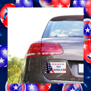 For The Love Of Joe Vote Kamala 2024 Car Magnet