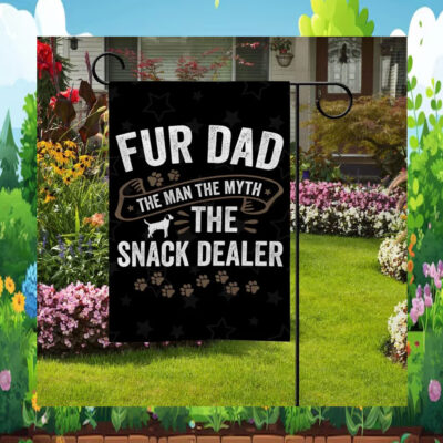 Fur Dad The Man The Myth Dog The Snack Dealer Kamala Flag