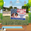 Grab Him By The Ballot Harris Walz 24 We're Not Going Back! Yard Sign