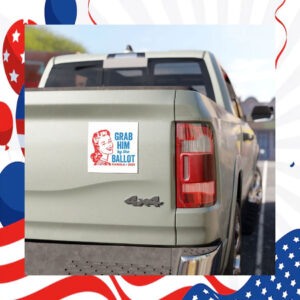 Grab Him By The Ballot Kamala 2024 Car Magnets
