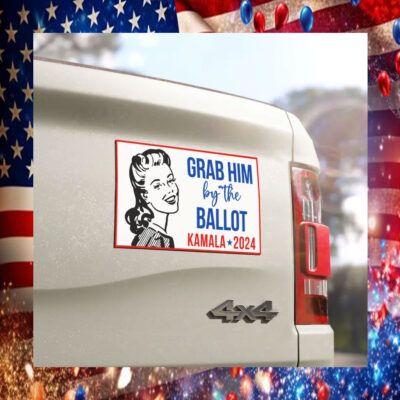 Grab Him By The Ballot Kamala Harris 24 Car Magnets