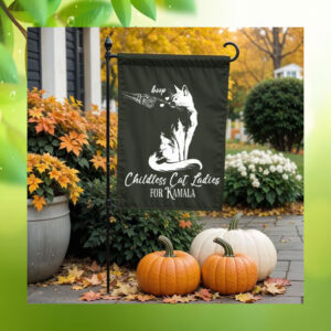 Halloween Childless Cats Ladies For Kamala Flag