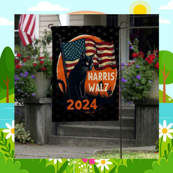 Halloween Witches For Harris Walz 2024 Flag