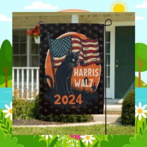 Halloween Witches For Harris Walz 2024 Flag