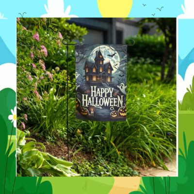 Happy Halloween Kamala Harris Flag