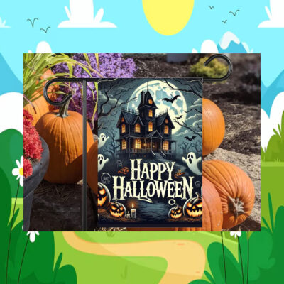 Happy Halloween Kamala Harris Flag