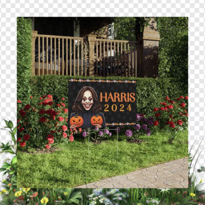 Harris 2024 Presidential Halloween Yard Sign