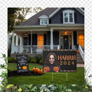 Harris 2024 Presidential Halloween Yard Sign