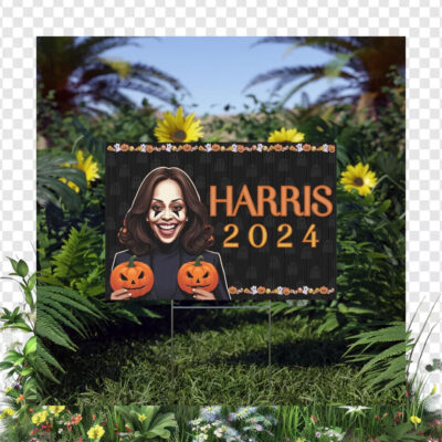 Harris 2024 Presidential Halloween Yard Sign