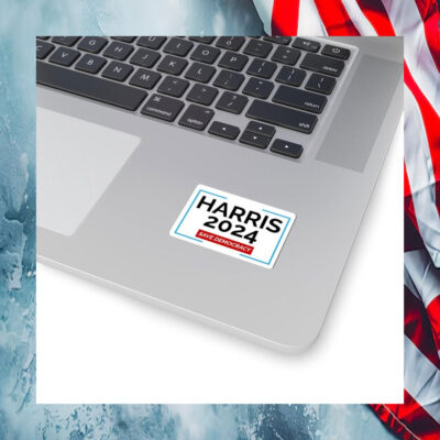 Harris 2024 Save Democracy Bumper Sticker