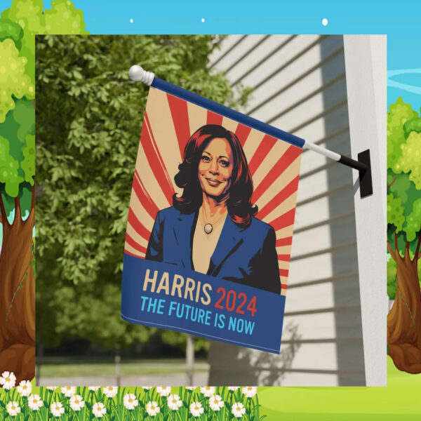 Harris 2024 The Future Is Now Flag