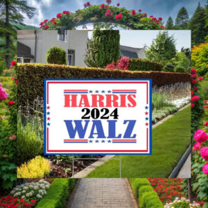 Harris 2024 Walz Yard Sign