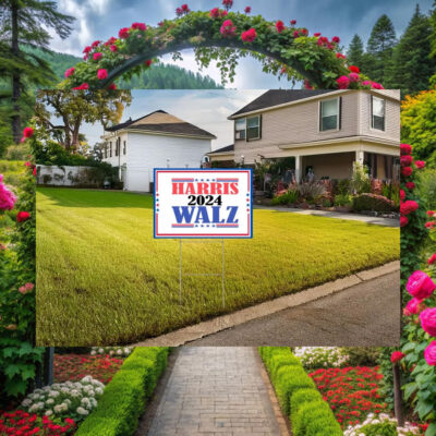 Harris 2024 Walz Yard Sign