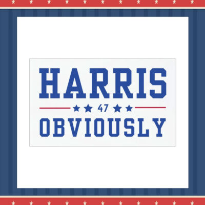 Harris 47 Obviously Car Magnet