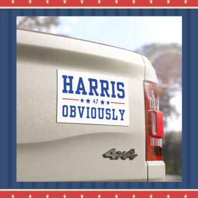 Harris 47 Obviously Car Magnet