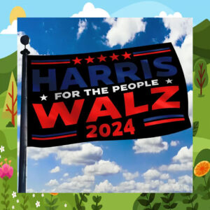 Harris For The People Walz 2024 Flags