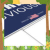 Harris Obviously Plastic Yard Sign