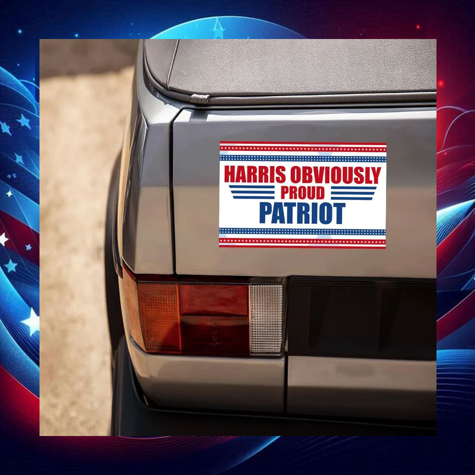 Harris Obviously Proud Patriot Car Magnets