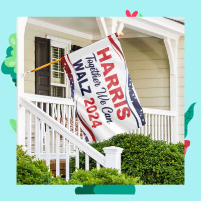 Harris Together We Can Walz 2024 Flag