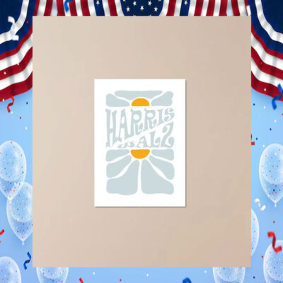 Harris Walz 2024 Art Poster