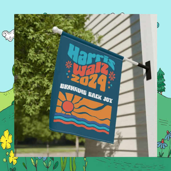 Harris Walz 2024 Bringing Back Joy Flag