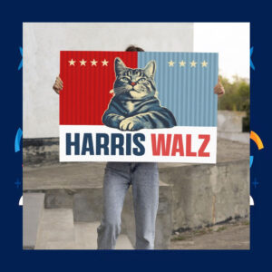 Harris Walz 2024 Campaign Art Poster