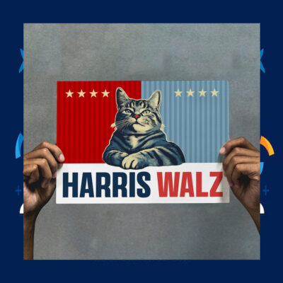 Harris Walz 2024 Campaign Art Poster