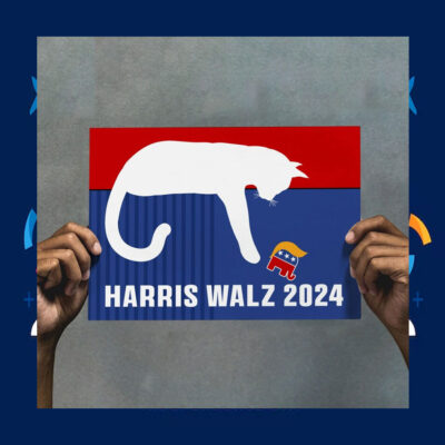 Harris Walz 2024 Campaign Poster