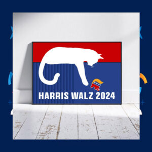 Harris Walz 2024 Campaign Poster