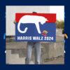 Harris Walz 2024 Campaign Poster