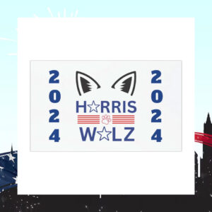 Harris Walz 2024 Election Car Magnet