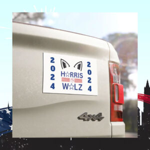 Harris Walz 2024 Election Car Magnet
