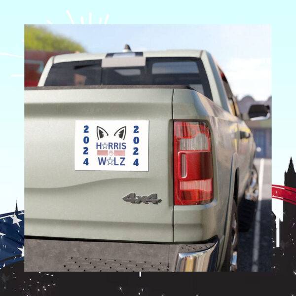 Harris Walz 2024 Election Car Magnet