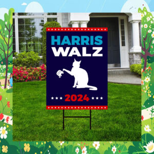 Harris Walz 2024 Election Yard Sign
