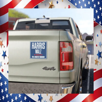 Harris Walz 2024 For A Brighter Tomorrow Car Magnet