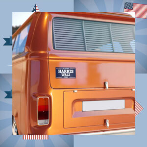 Harris Walz 2024 For The People Sticker