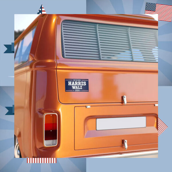 Harris Walz 2024 For The People Sticker