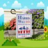 Harris Walz 2024 For The People United We Stand Garden Flag