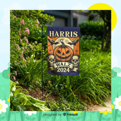 Harris Walz 2024 Halloween Flags