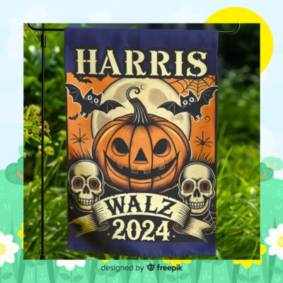 Harris Walz 2024 Halloween Flags