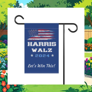 Harris Walz 2024 Let's Win This! Flag