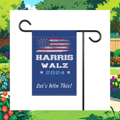 Harris Walz 2024 Let's Win This! Flag
