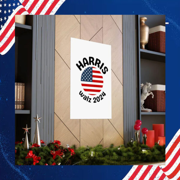 Harris Walz 2024 Matte Vertical Posters